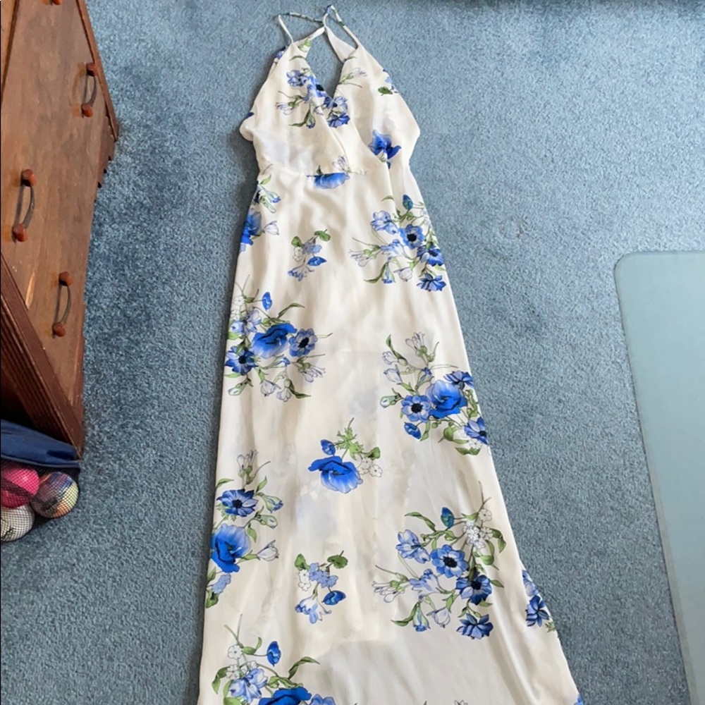Lush from NORDSTROM Slit Maxi Dress